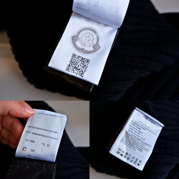 NEW Moncler Black Ribbed-Knit Wool Turtleneck Sweater | Jumper Pullover Knit - Picture 11 of 13